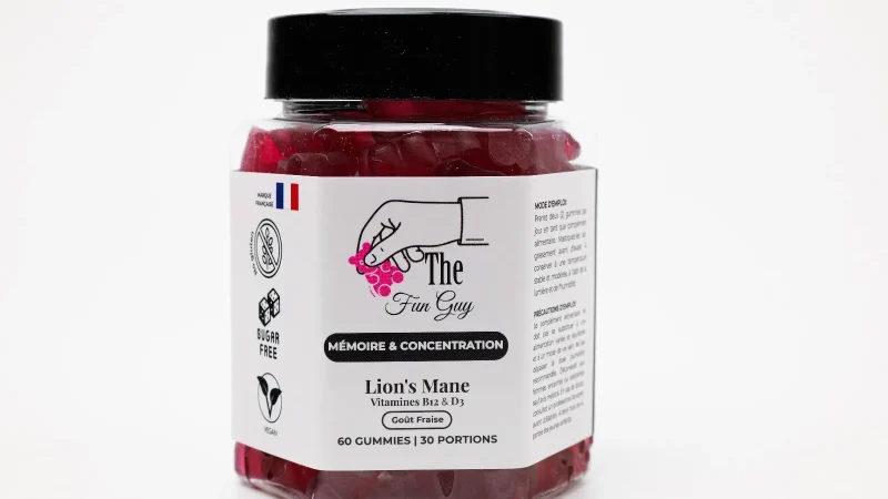 Boostez votre mémoire avec les gummies au Lion’s Mane de The Fun Guy